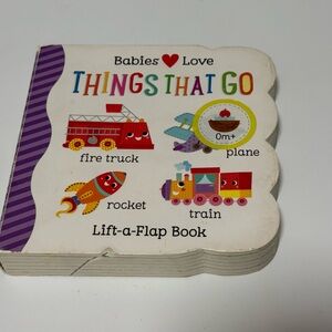 FREE with any additional purchase/ Babies Love Things That Go Lift-a-Flap Book